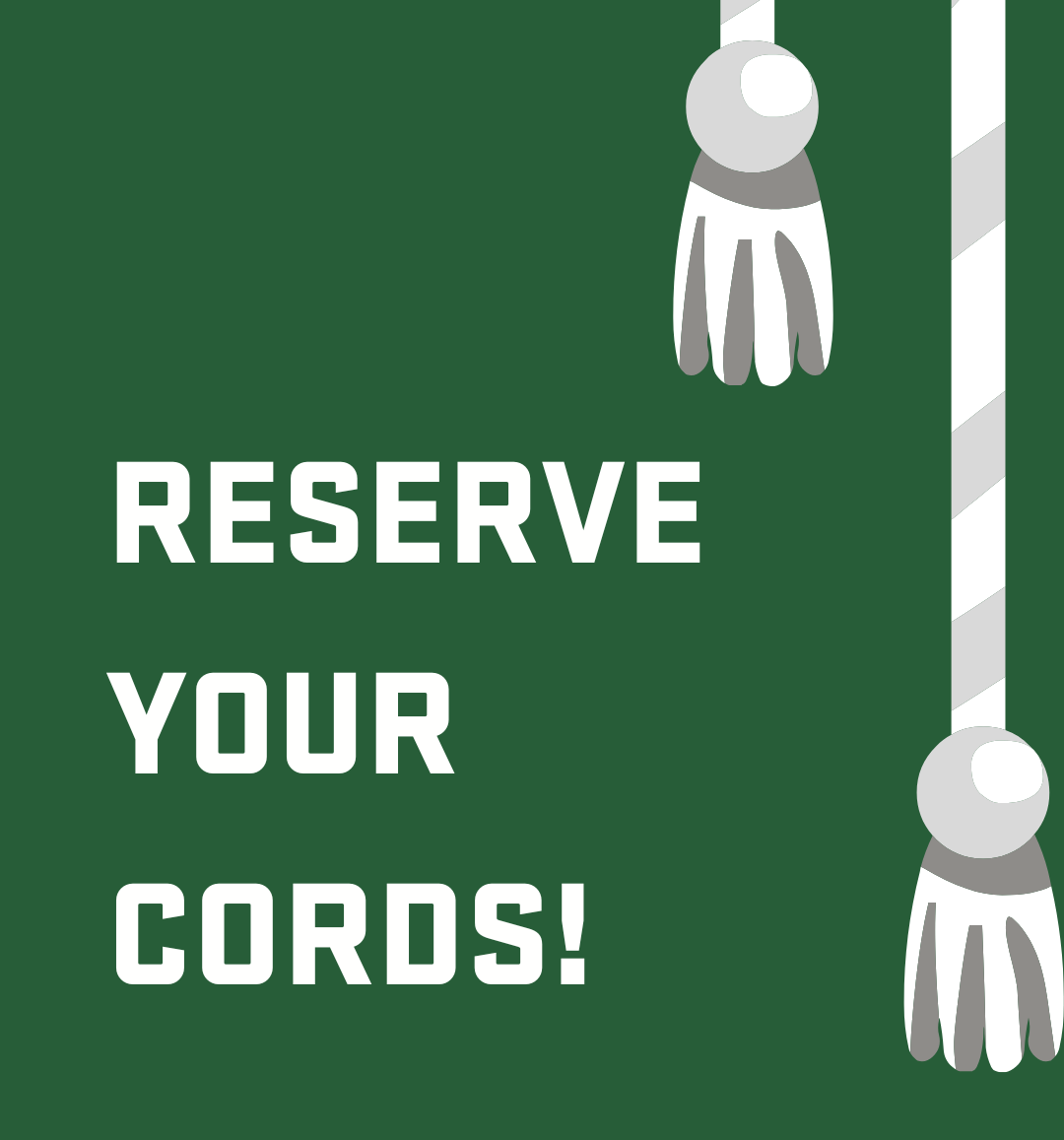 reserve your honor cords