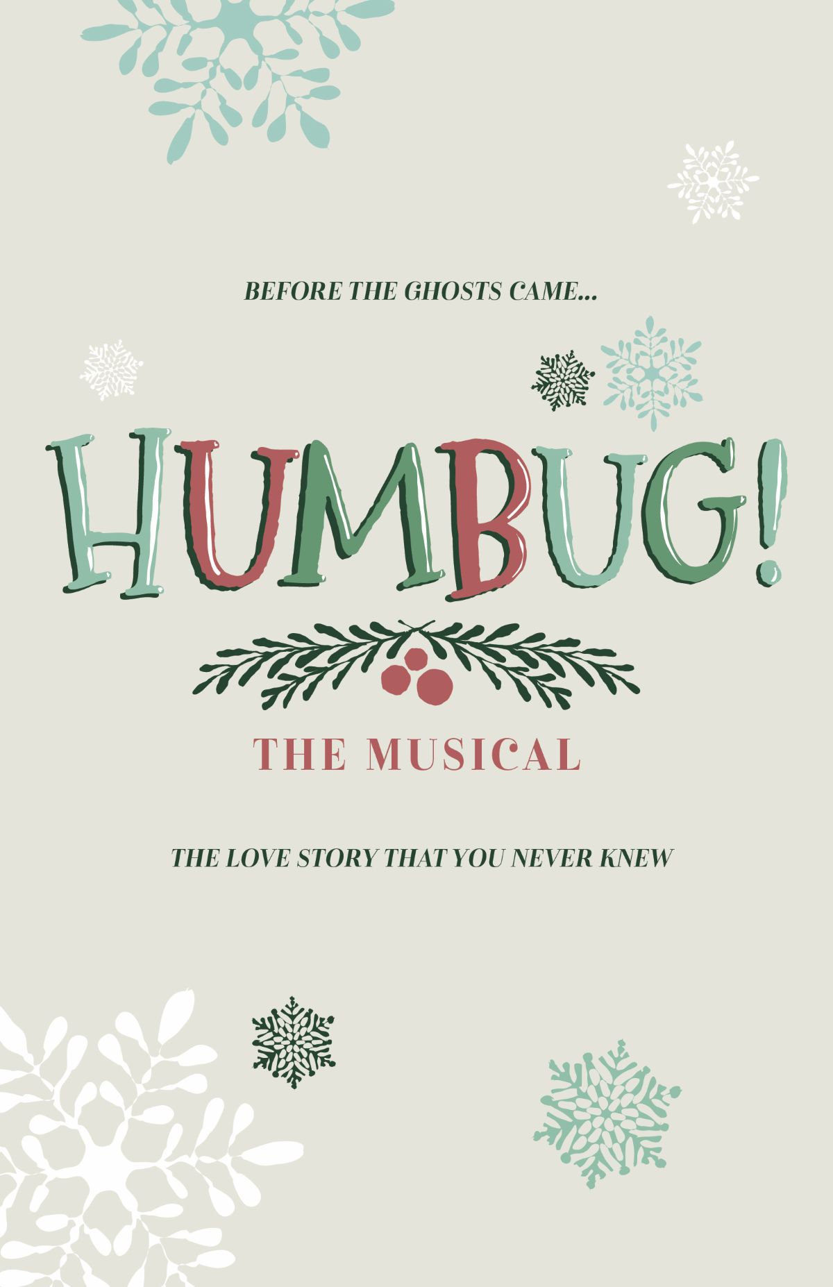 Humbug! the musical playbill