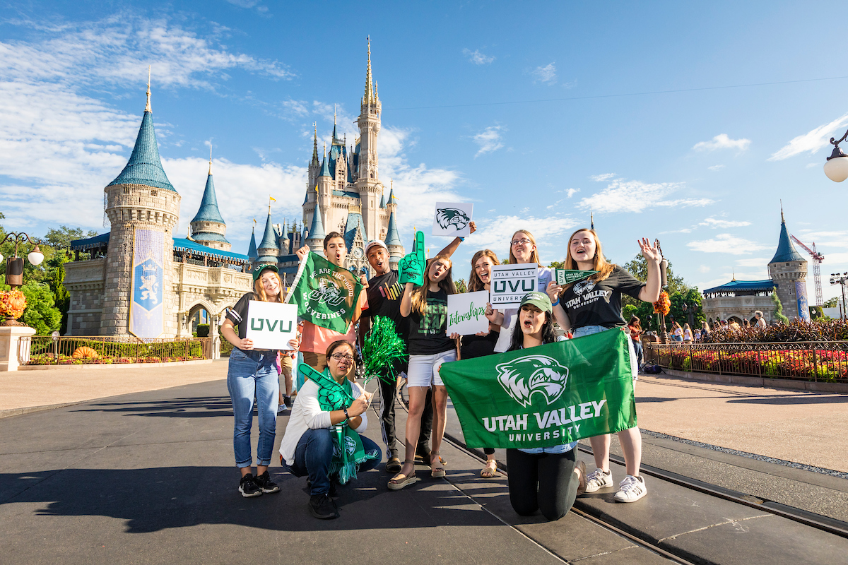 UVU students at Disneyland