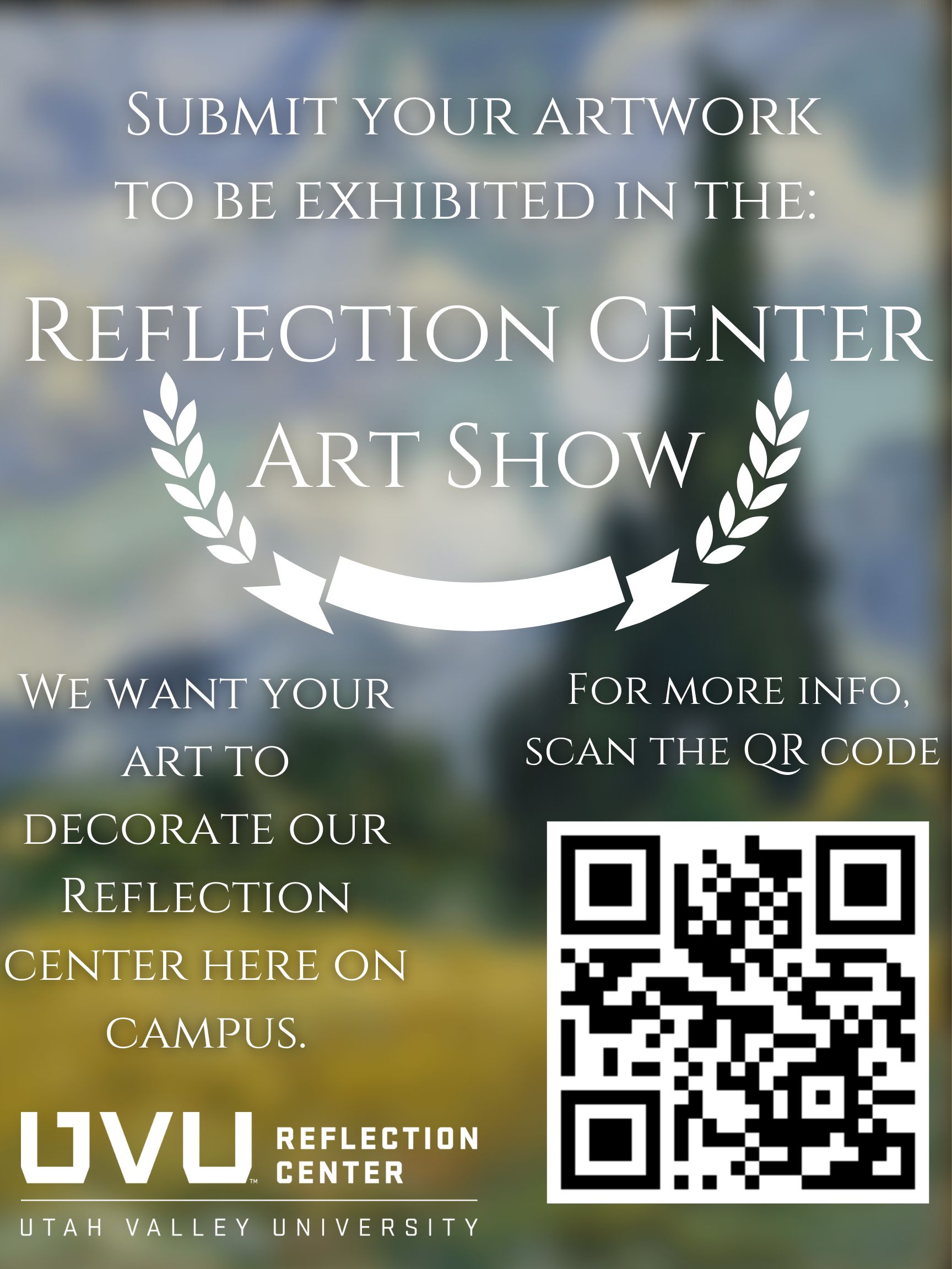 Reflection Center Art Show Poster