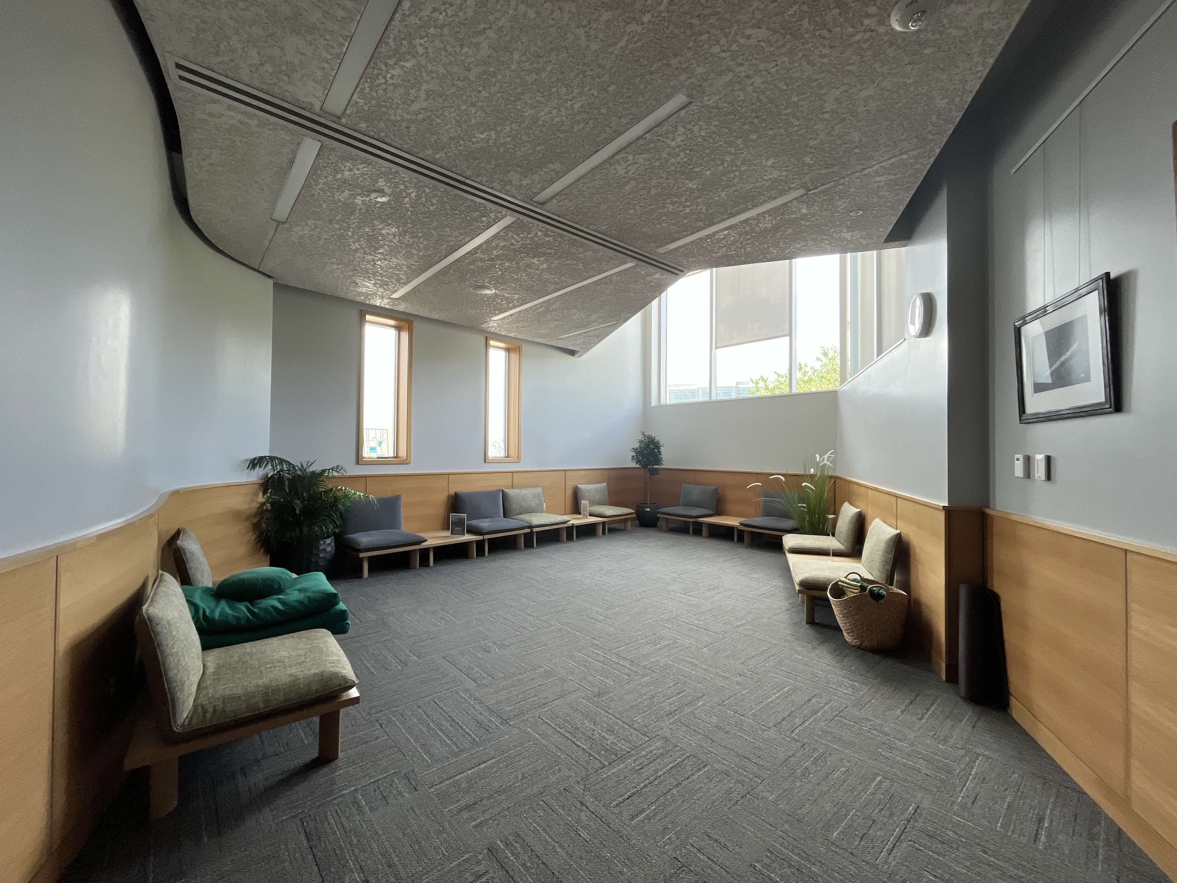 An interior view of the Reflection Center
