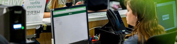 UVU students working on computers