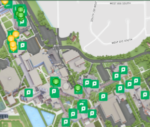 Map of computer lab locations and services