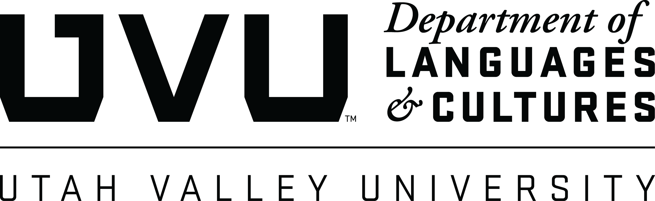  UVU Department of Languages & Cultures logo