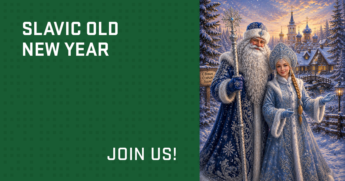 Slavic Old New Year eventcard