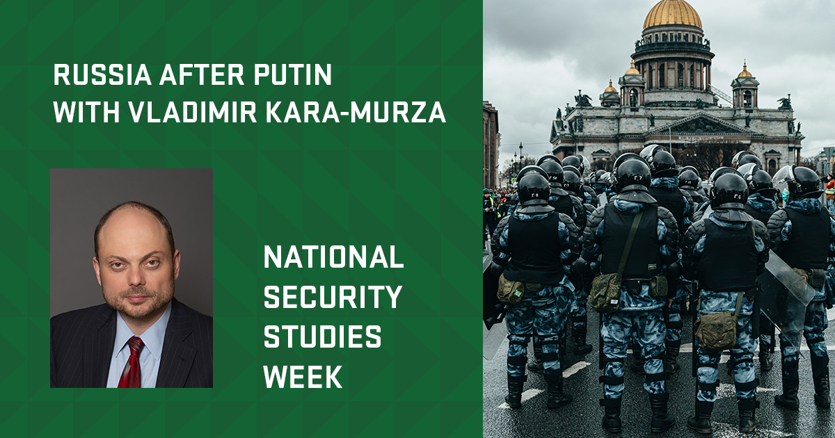 NSS Week: Russia after Putin with Vladimir Kara-Murza eventcard