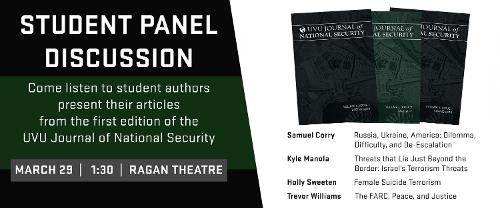 NSS Journal Student Panel Discussion