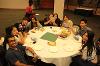 Students around a table