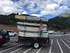 trailer loaded with paddle boards
