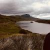 A beautiful loch located in the Scottish highlands. With many similar viewpoints like this one on the Isle of Skye, you begin to appreciate the vast rolling hills and many lochs that cover the area. Isle of Skye, Scotland Photo by Allie Hansen