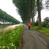 The final day of an Amsterdam to Brugges bicycle ride took us along the Damse-Vaart-Zuid canal.  Netherlands/Belgium - Photo by Daniel Horns