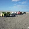 Vehicles placed on the grid at 100 Meters downwind of the release. Approximately 50-100,000 ppm.