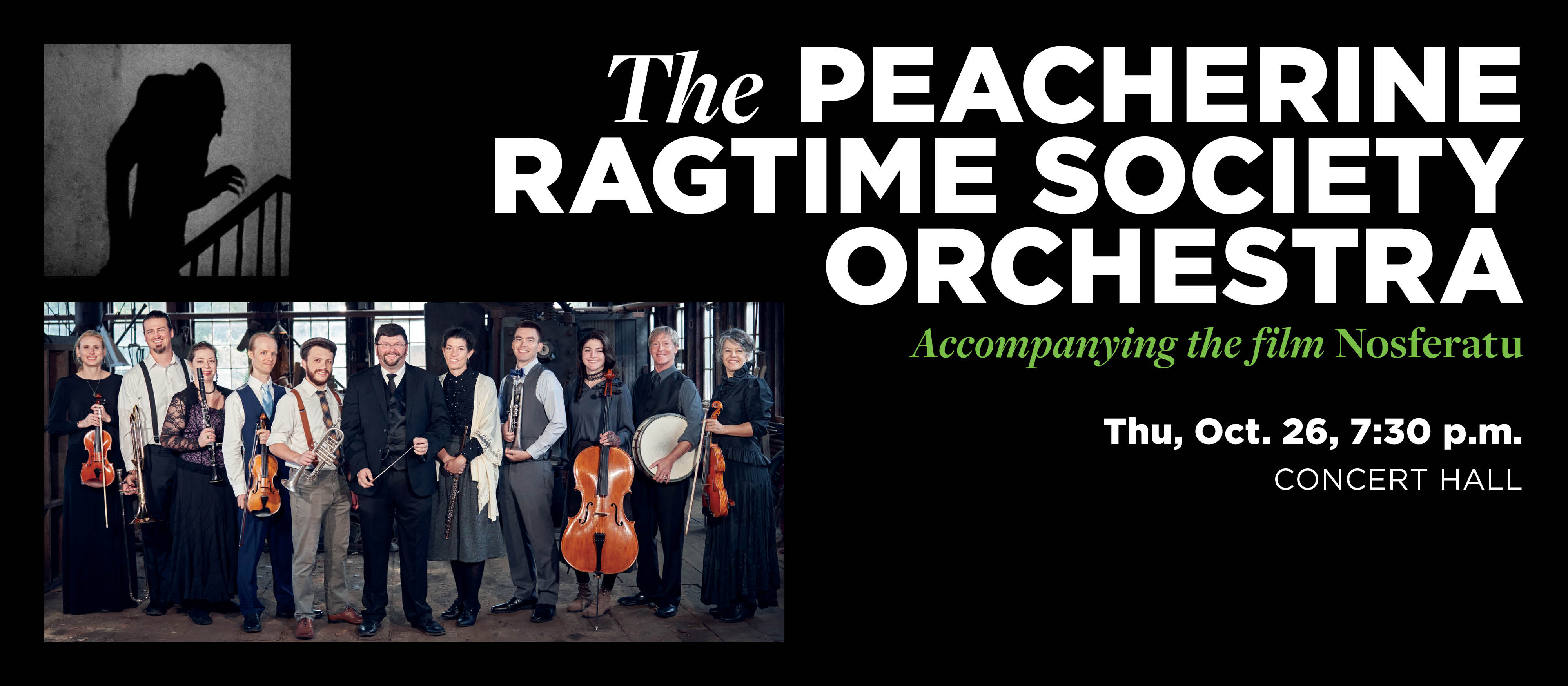 Peacherine Ragtime Society Orchestra - Oct. 26