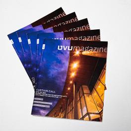 UVU Magazine on the ground