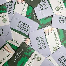 Field Guide Cards on the ground
