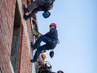 Repelling rescue mission training