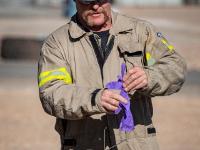 Firefighter instructing