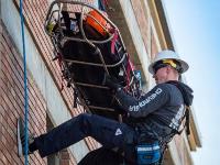 Repelling rescue mission training