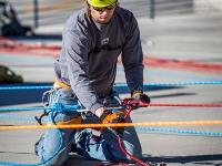 Repelling rescue mission training