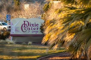 sign that says Dixie Center
