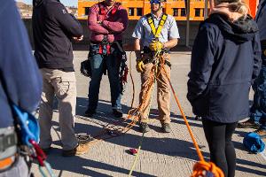 Practicing rescue scenario