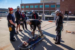 Practicing rescue scenario