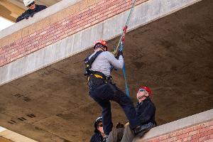 Practicing rescue scenario