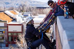 Practicing rescue scenario