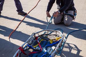 Practicing rescue scenario