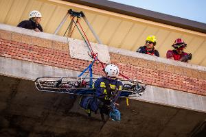 Practicing rescue scenario