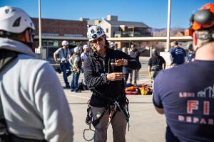 Practicing rescue scenario