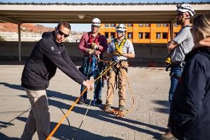 Practicing rescue scenario