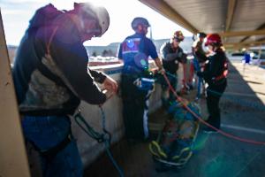 Rescue Operation on Parking Garage