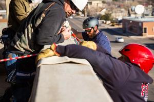 Rescue Operation on Parking Garage