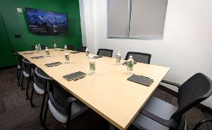 Conference Room with water bottles