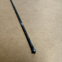 Steel Rod tip after ignition