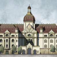 The Hungarian Palace of Culture and Art by Tressa Messenger