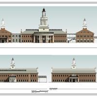 Perry County Rural Hospital Elevations by Ian Hargrave