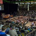 Audience watching keynote speaker