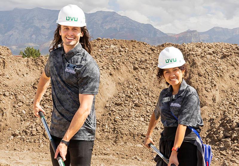 executive events student ambassadors at SCET groundbreaking ceremony