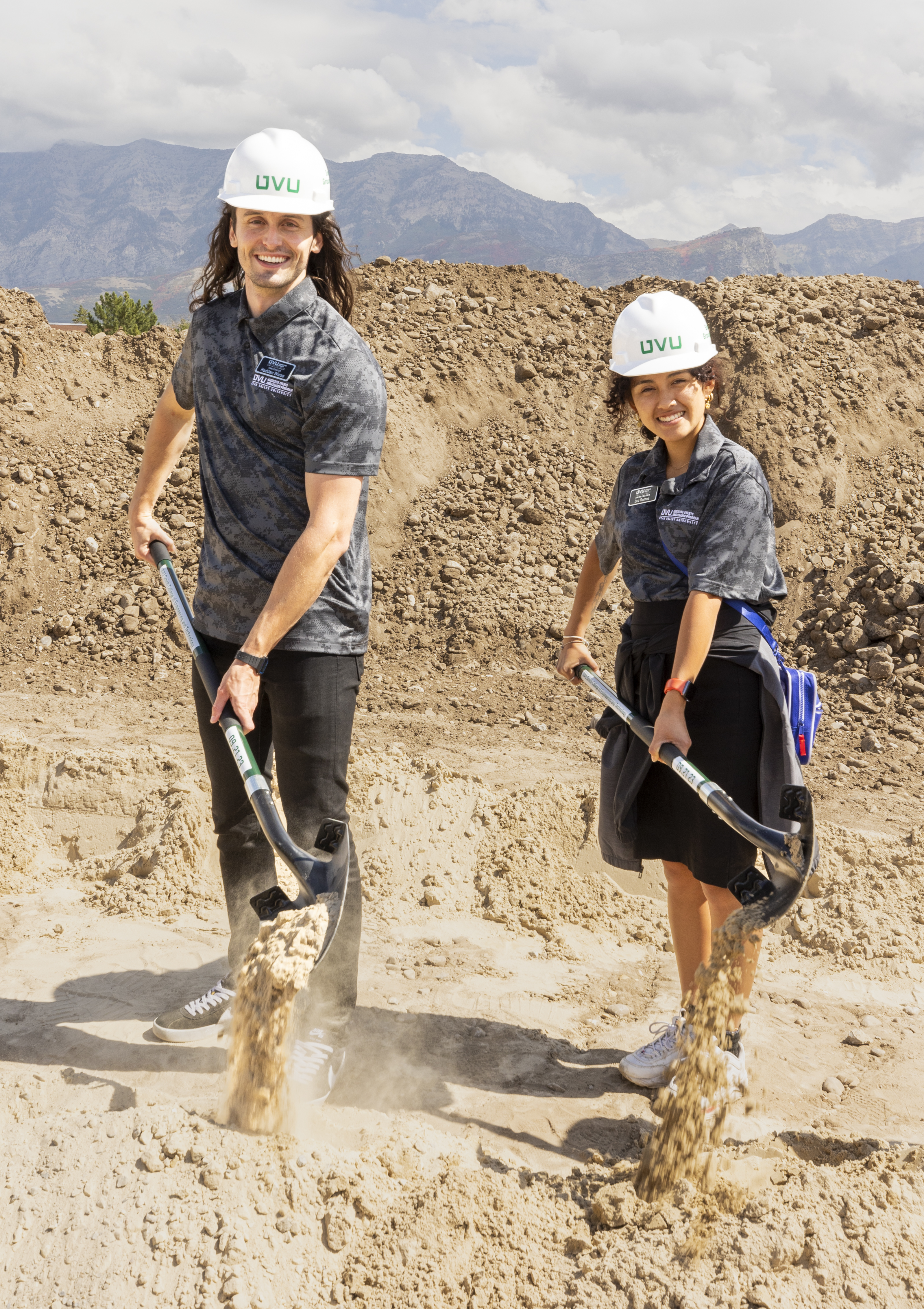 executive events student ambassadors at SCET groundbreaking ceremony