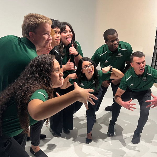 UVU ambassador manager photo shoot silly