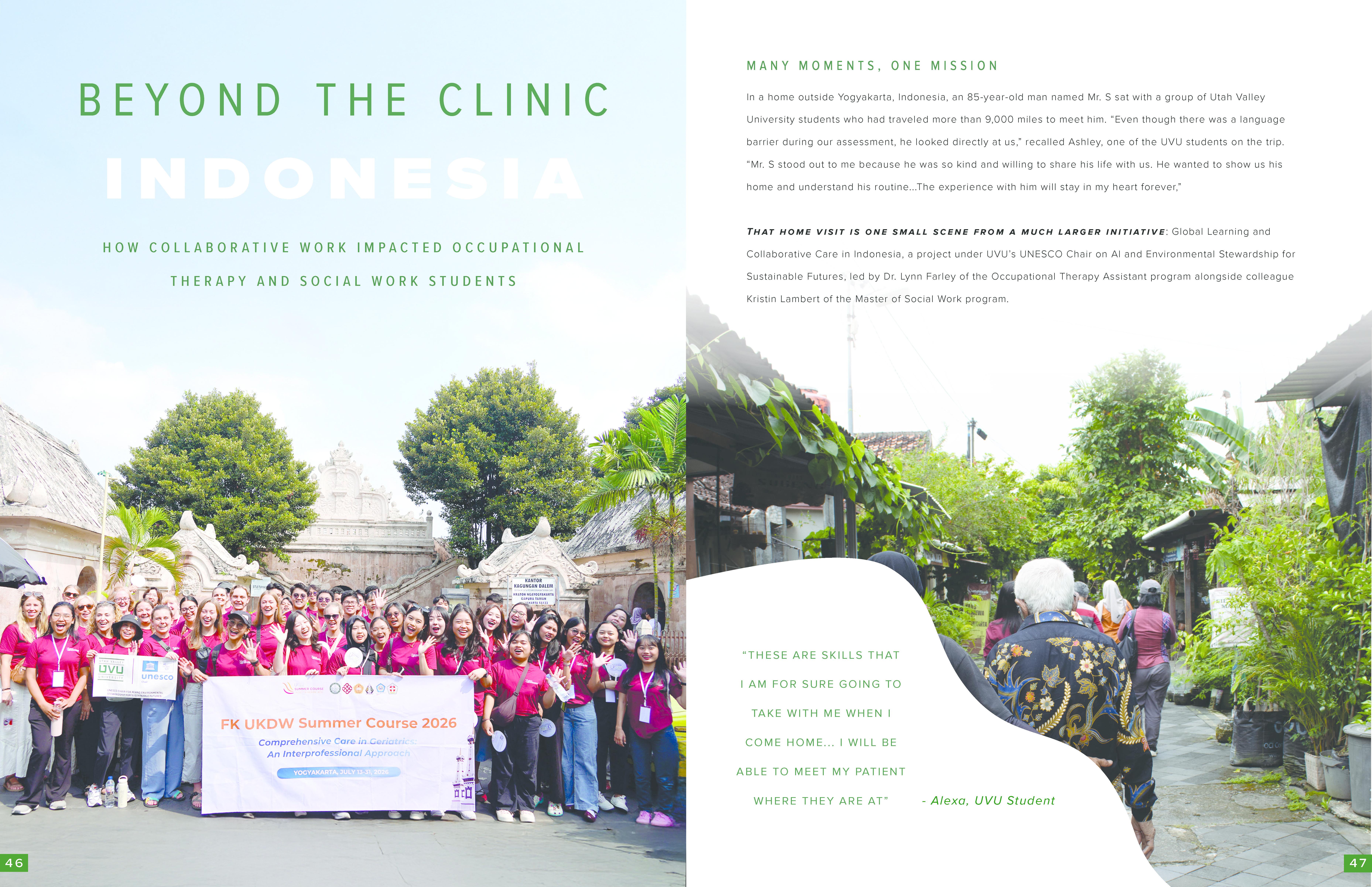 Beyond the Clinic: Indonesia