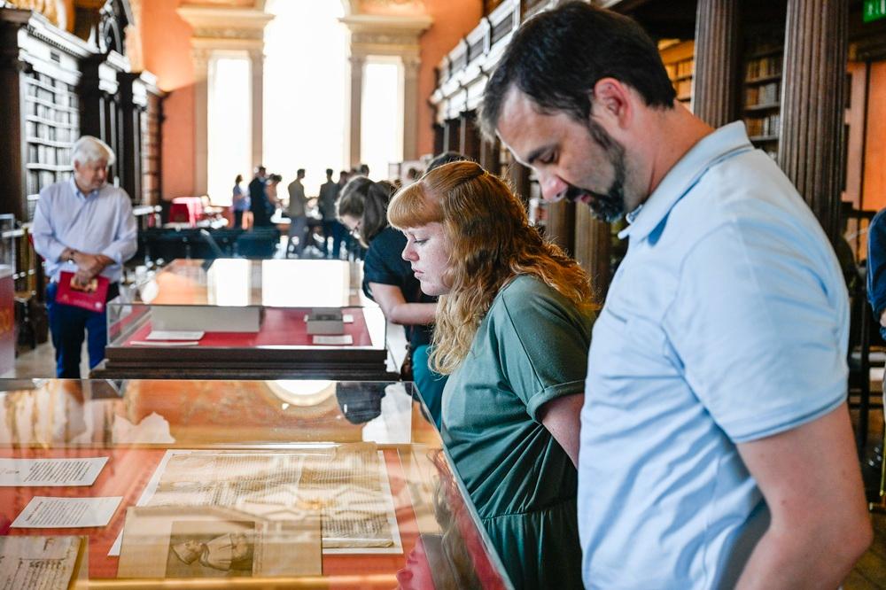MACGCL students and faculty are given a private viewing of historic documents in the Bodleian Library's collection.