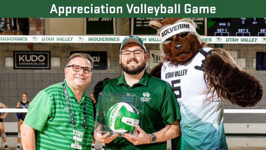 Appreciation Volleyball Game Appreciation Volleyball Game
