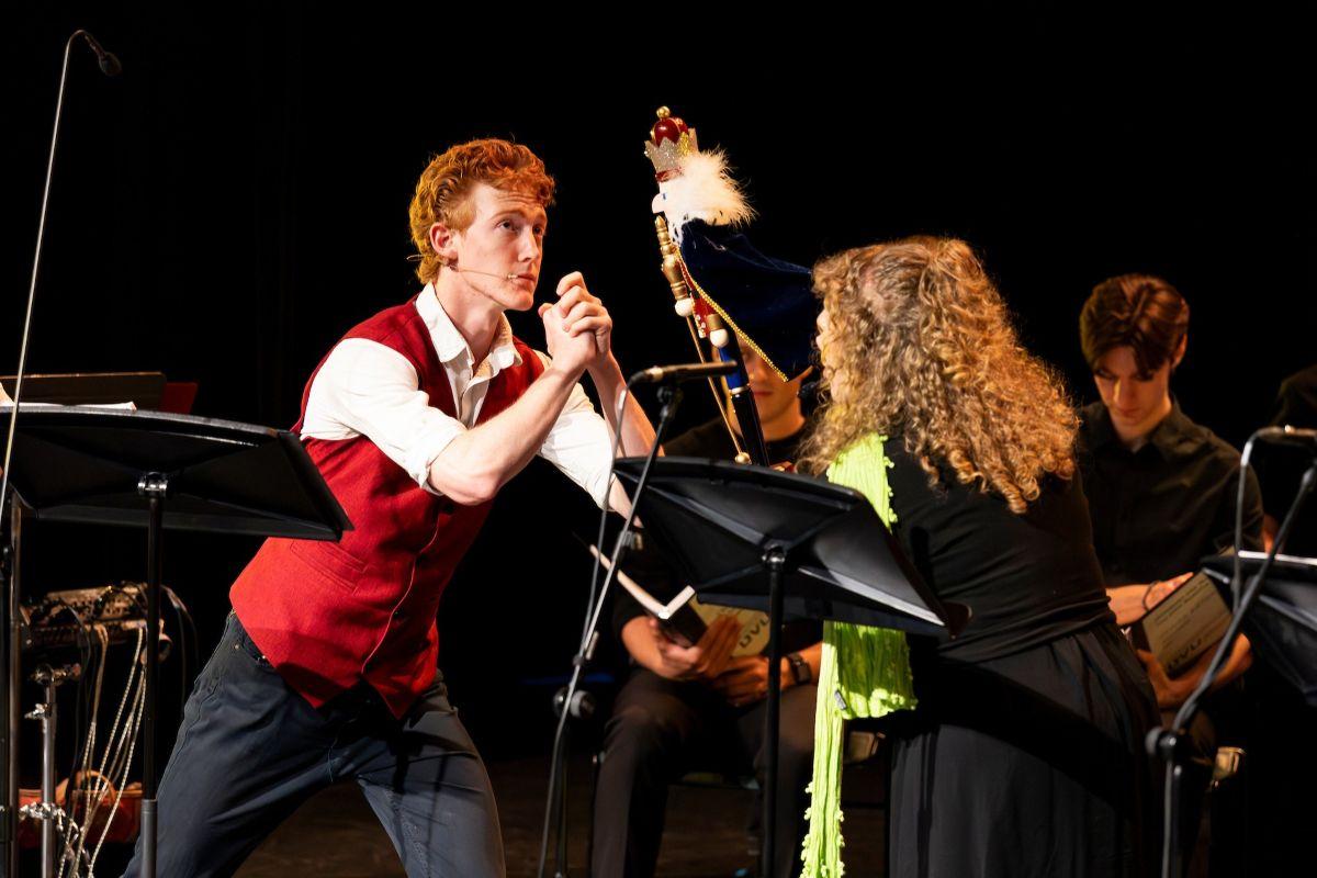 theater students on stage