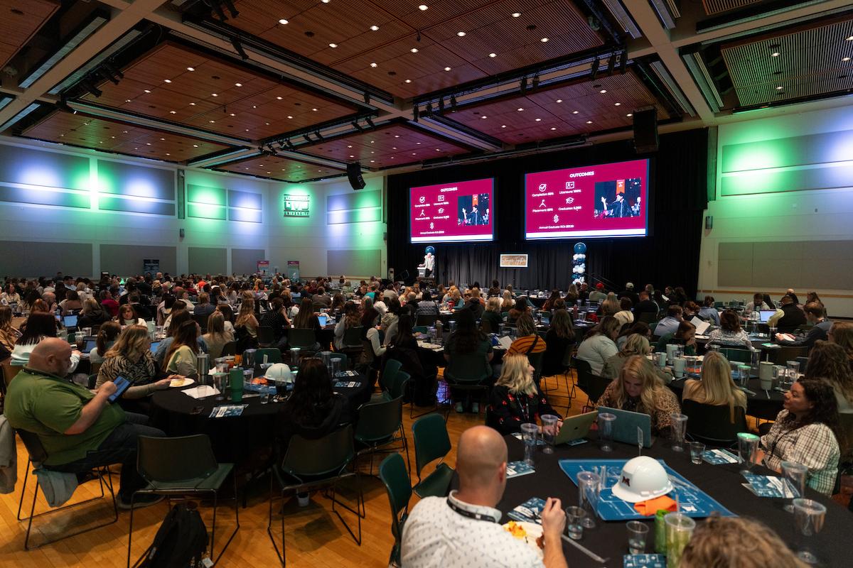 Conference stage