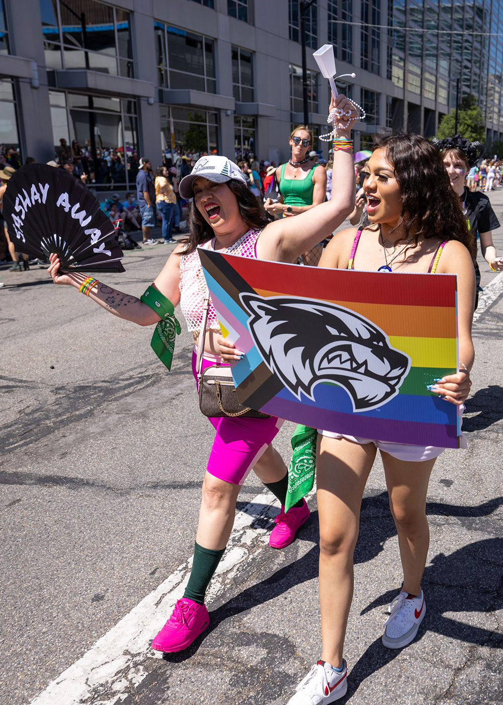 UVU staff and students in the Pride Parade