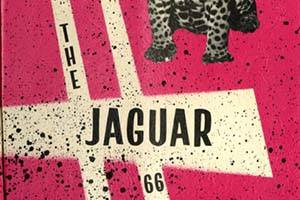 Image of the front cover of a yearbook - The Jaguar '66