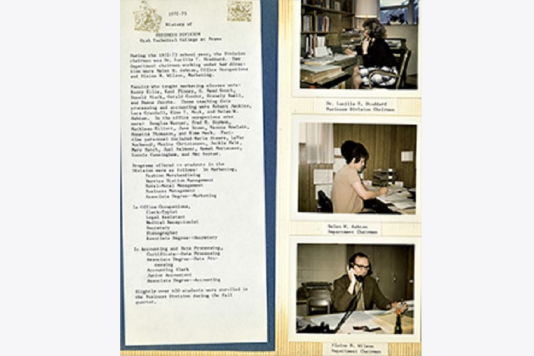 Ian Wilson Collection of UVU Business School History Scrapbooks
